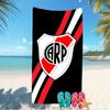 Beach Towel with Club Atlético River Plate Pattern - Soft,absorbent,machine Washable Lightweight&Modern,swimming,Travel Essentials