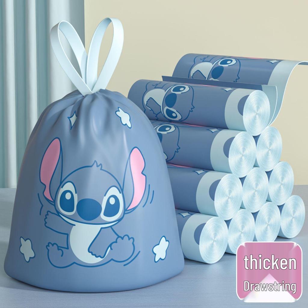 Shin-chan Extra Thick Drawstring Kitchen Trash Bags - Large, Durable, and Handheld