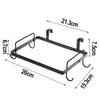 Strong Space Saving Kitchen Trash Bag Rack Metal Garbage Hanger  Trash Rack Accessories