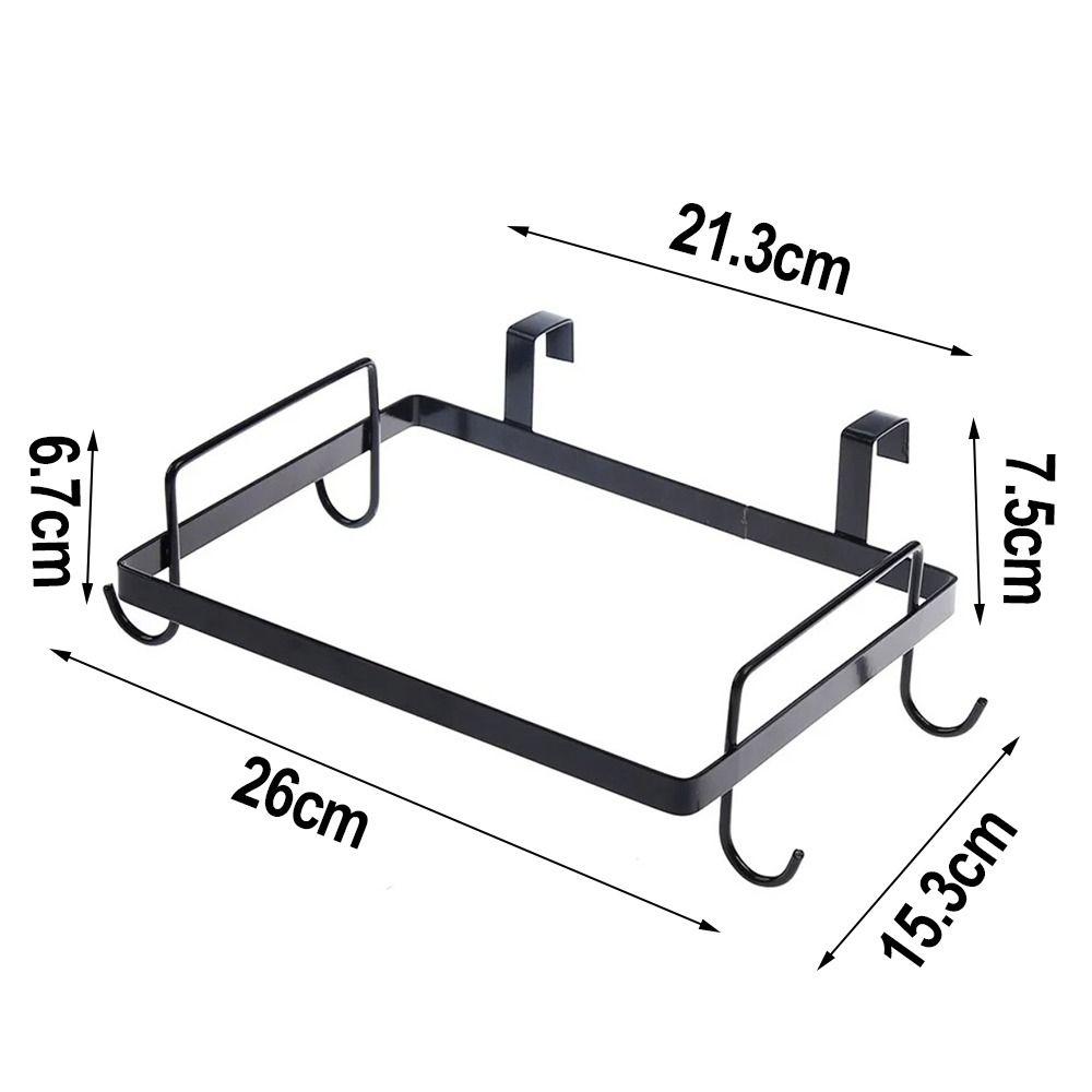 Strong Space Saving Kitchen Trash Bag Rack Metal Garbage Hanger Trash Rack Accessories