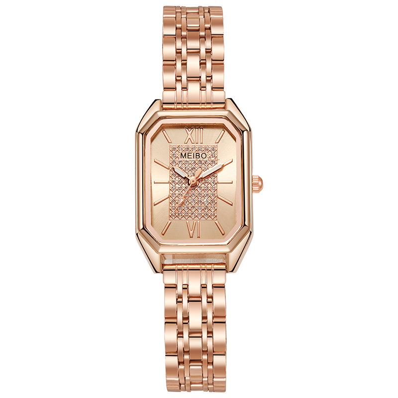 Meibo Square Retro Women'S Watch Steel Belt Women'S Watch