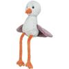 Peluche pour chien - TRIXIE - Autruche - Blanc/Orange/Violet - Jouet interactif - Matériaux durables