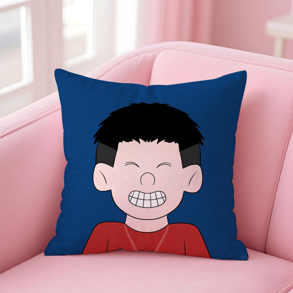 P-Pop ManS Cushion Cover Premium Comfort Reversible Pillow Cove -Two in One Design for Any Room & Car Interior