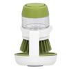 Automatically Add Liquid Dishwashing Brush Non Oily Cleaning Brush Kitchen Cleaning Tool(Green )