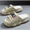 Men Thick Sole Summer Men Slippers Beach Slides Bathroom Anti Slip Slipper Soft Sandals Simplicity Ultra Light Letter Shoes
