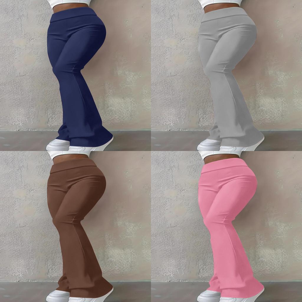 Casual Pants For Women With Polyester Spandex Fabric For Comfortable Fit
