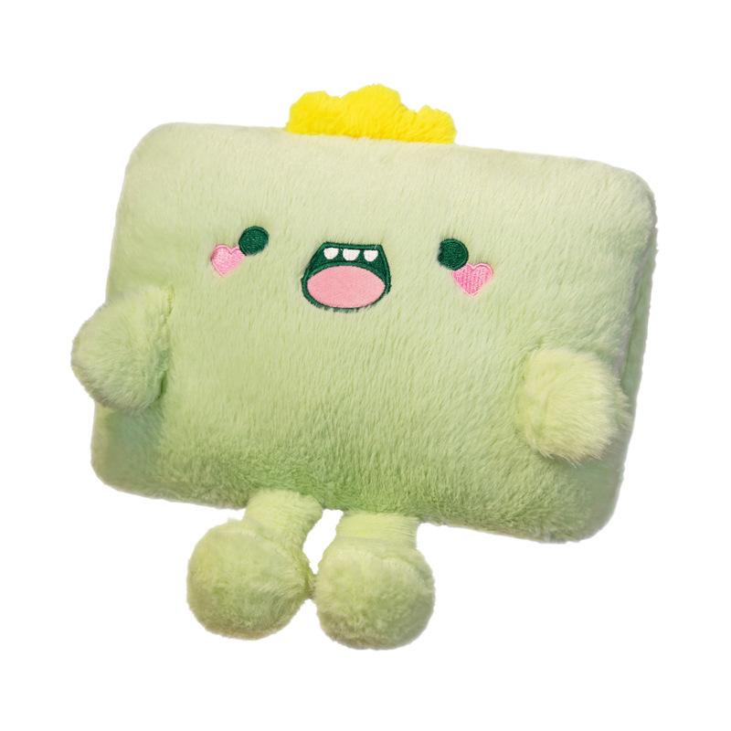 Pătură Pernă de Mână cu Dublu Scop Student Drăguț Animal Mic Husă de Încălzit Mâinile Poate Interveni în Perna Perna pentru Pauza de Prânz la Birou