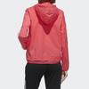 Adidas Three-Stripe Hooded Sports Jacket Women Jackets Bright-Pink Fluorescent FM9260