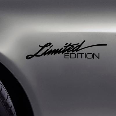 1 stück Universal Auto LIMITED EDITION Aufkleber Autofenster Dekor Aufkleber Karosserie Emblem Aufkleber Auto Exterior Styling Zubehör