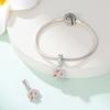 Authentic Charm Bead Charms copper Daisy Plant Pendant Bead Charms Compatible With Bracelets Women Jewellery Making Diy Gift