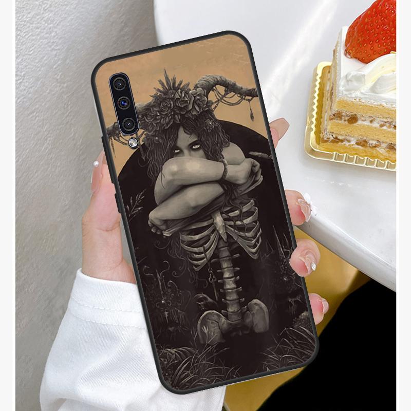 Gothic Witch Witchcraft Case Cover For Samsung Galaxy A72 A52 A42 A32 A22 A12 A50 A70 A41 A51 A71 A21S A52S Fundas
