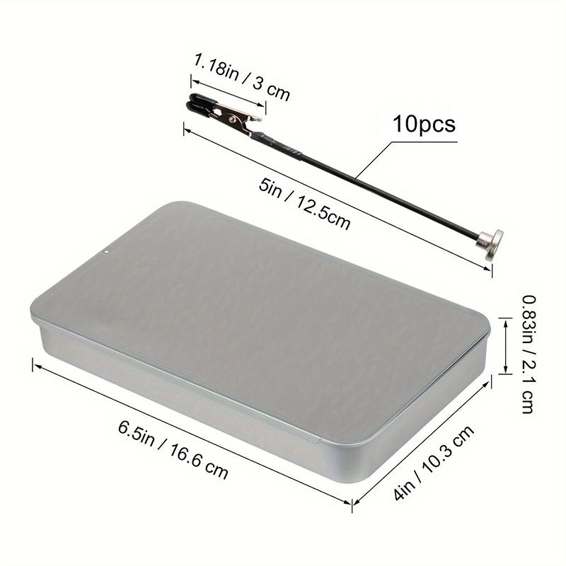 Model Painting Stand Base Holder With 10 Magnetic Alligator Clips Sticks Set Flexible Modeling Tools For Airbrush Model Crafting