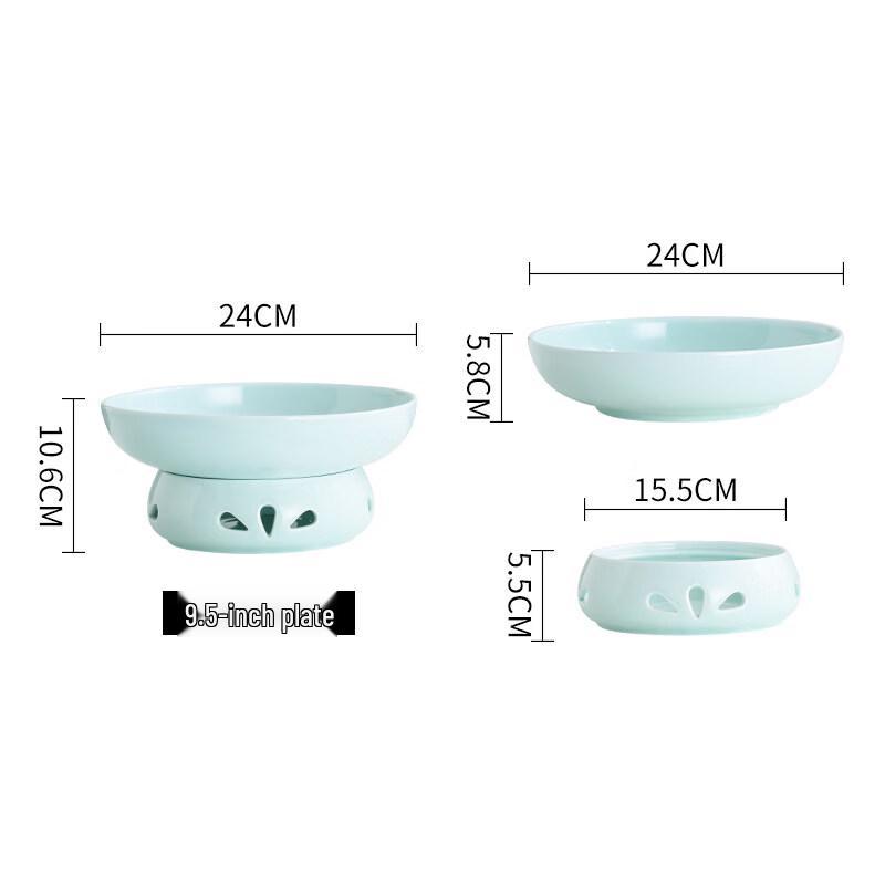 

Nordic Ceramic Round Food Warmer Serving Dish