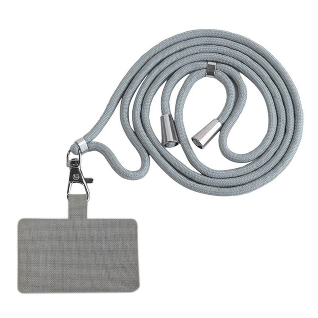 Soft Phone Lanyard Strap Patch For All Phone Cases Solid Color Household External Hanging Neck Freeing Hands And Preventing Loss