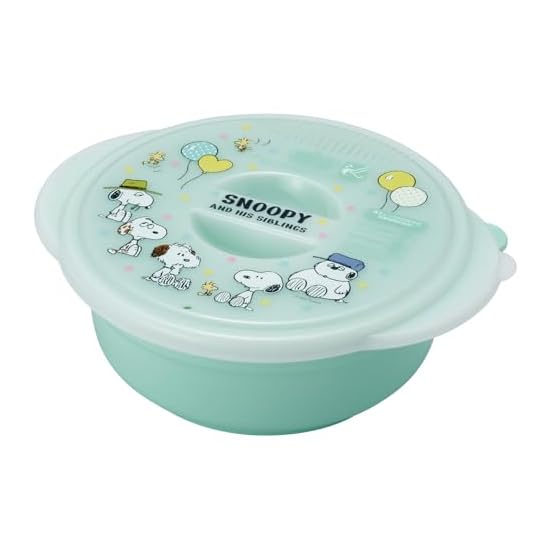 Skater Microwave Cooking Utensil, Instant Ramen Maker with Strainer, 1.2L, Made In Japan, Snoopy Bal