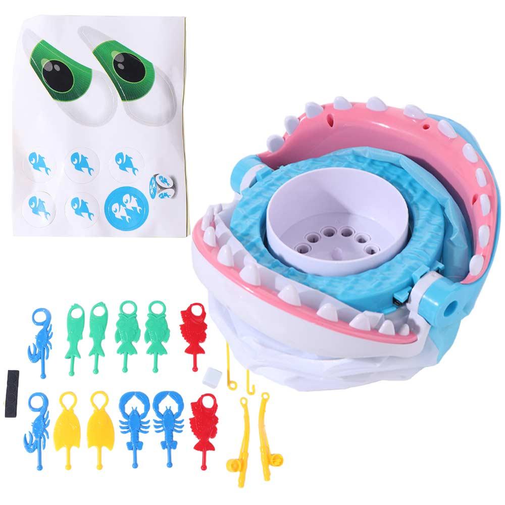 Trickery Sharks Trap Board Desktop Game Early Education Fishing Bite Shark Toy Boys Toys
