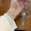 Luxuriöses Geometrisches Vergoldetes Zirkon Armband für Damen Vielseitiges Verstellbares Quadratisches Armband Weihnachtsfeier Hochzeits Schmuck Geschenk