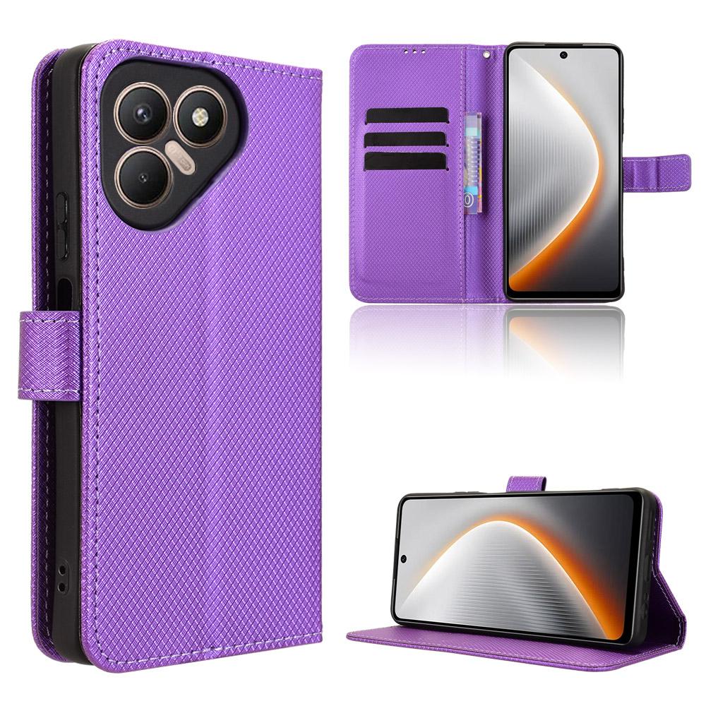 Flip Cases for Tecno Pova 7 PU Leather Full-Body Protection With [RFID Blocking] Shockproof Durable Retro Phone Case