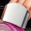 Portable Steel Finger Guard Kitchen Tool For Safe Cutting Comfortable Design Suitable Beginners Professional Use