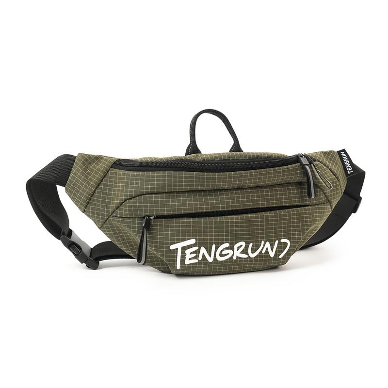 Letter Crossbody Bag Men's Chest Bag Sports Waist Bag Women's Mobile Phone Shoulder Bag