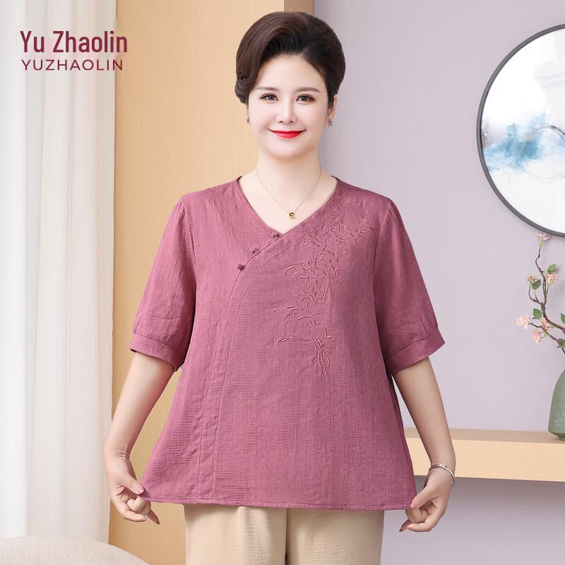 

YUZHAOLIN Women s Plus Size Summer T-Shirt & Pants Set 5XL
