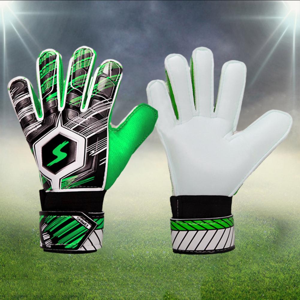 Goalkeeper Gloves Non-Slip Football Keeper Gloves Professional Football Player Gloves with Fingersave for Kids Youth and Adult