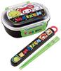 Skater Chopsticks and Chopstick Case for Lunch Sliding Made in for Boys and Maizen Sisters Children's Set, 16.5cm, Boxes, Antibacterial, Easy-Opening