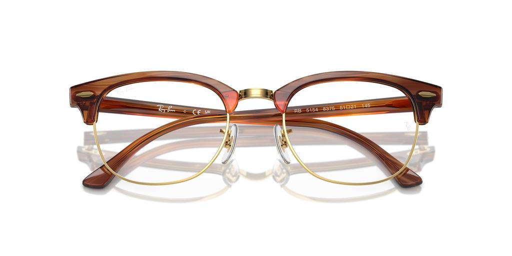 Prescription Glasses RX5154 CLUBMASTER GOLD 53 [Ray-Ban]