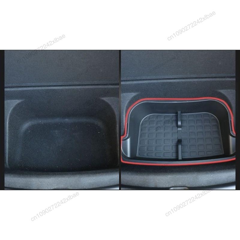 Trunk Underfloor Storage Organizer Custom Fit Boot Cargo Compartment Tray Accessories For Tesla New Model Y 2025 Launch Juniper