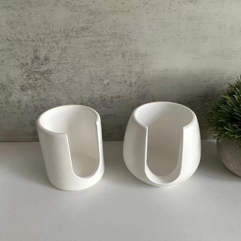 Cylinder Resin Molds Silicone Candle Holder Molds for Epoxy Resin, Tealight Holder, Home Decorations