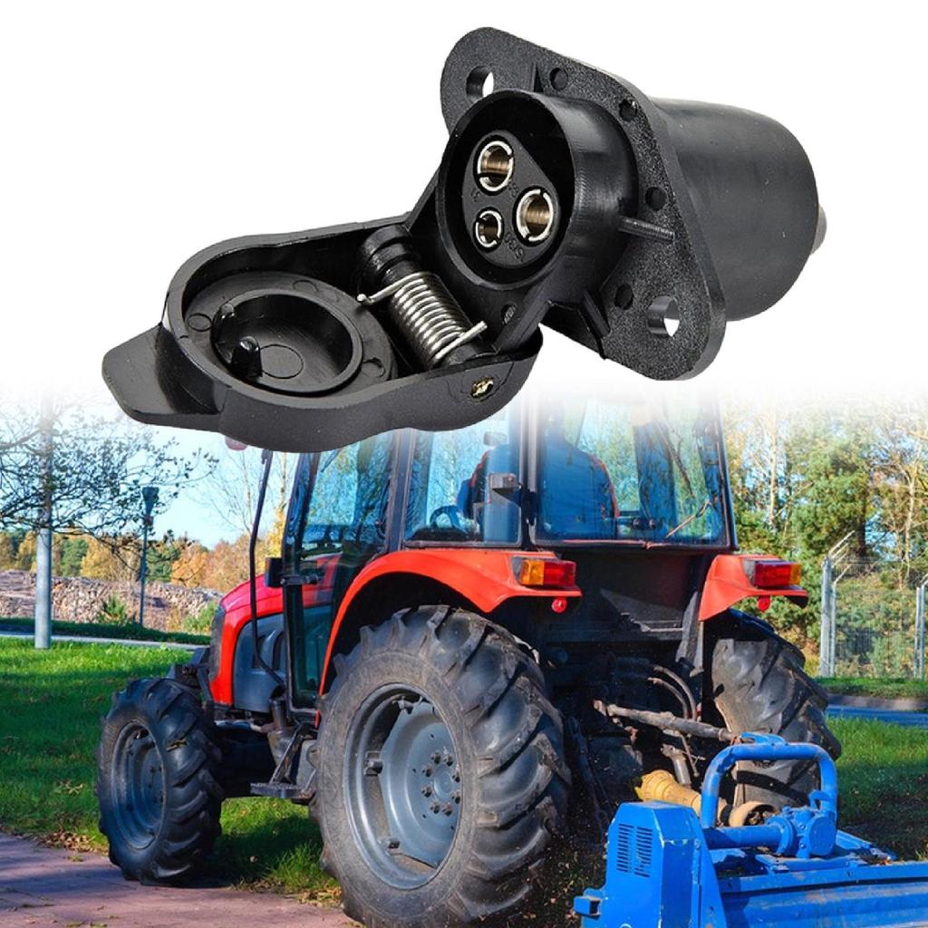 Trailer Accessories 12V Management Durability Boat Professional Practical Auto RV Truck Replacement Waterproof Premium 3 Pin