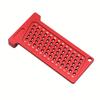 2 Pcs Woodworking Precision Hole Scribe Metal T-Ruler Pocket Ruler Measuring Tool Woodworking Scribe T65mm/T2.5in