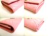 Authentic GUCCI Marmont G Pink Leather Continental Wallet Flap Long Wallet #9913  Refurbished