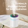 Car Air Humidifier Large Fog Volume Colorful Atmosphere Light  with Colorful Light,Timing off Auto Shut-Off,Powered by USB