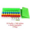 Children's DIY Splicing Tent Construction Game House Toy Piercing Bead Tent Splicing Accumulation