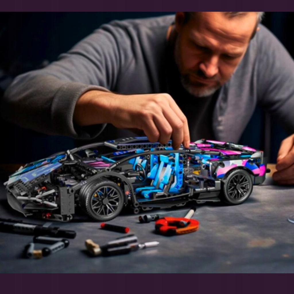 Construction Bricks Car Set Lamborghini 1280 Pcs.