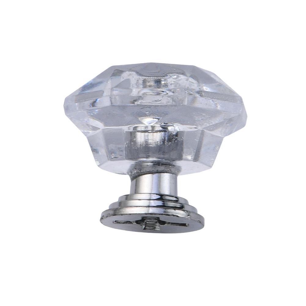 

1 шт. Акриловые хрустальные алмазные мебельные ручки 26 мм Разноцветные ручки для кухонного шкафа Черные ручки для ящика Дверная ручка Мебельная фурнитура