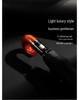 Automatic 10-Rib Black Glue Sunscreen Umbrella with Curved Handle, Compact Three-Fold Design, Custom Logo Available
