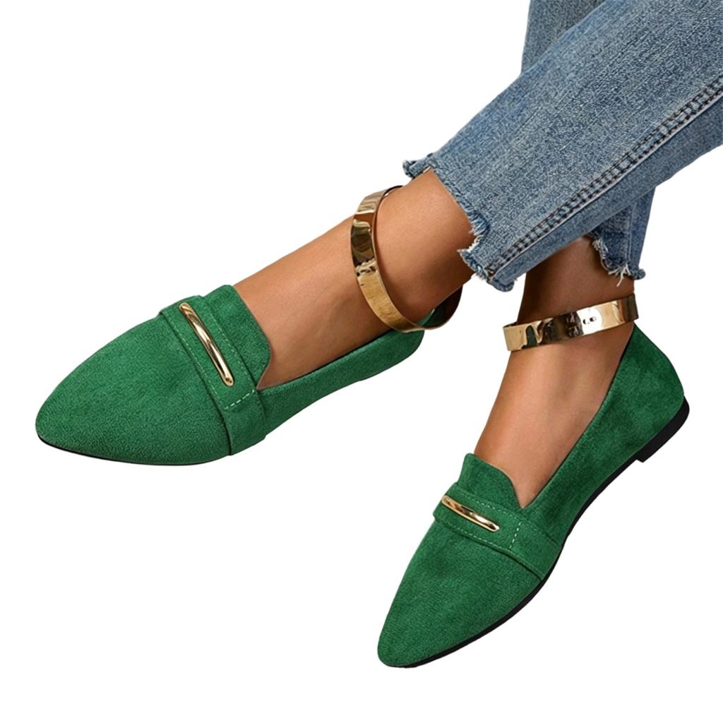 Women's Plus Size Pointed Toe Casual Flats for Everyday Wear