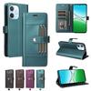Clamshell Leather Wallet Case For OPPO A5 A5i A5X A3X A3 4G A40 A40m A60 5G Flip Cover Phone Cases Business Outside 6 Card Slot