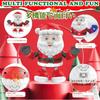OBEST Dancing Santa Robot Santa Claus Toy Model with LED Electronic Collectible Moveable Educational Singing and Baby Christmas Gift for Boys and