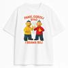 Anime Character Printing T-shirt Men and Women Summer Cotton Y2K Clothing Casual Fashion Round Neck Short Sleeved Tee Streetwear
