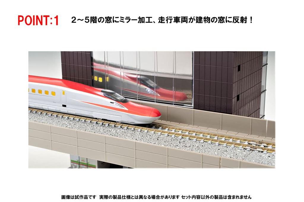 TOMIX N Gauge Budynek Kompleksowy Okrągłe Okno 4217 Artykuły Modelarskie Kolejowe 5-Piętrowy