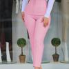 Pantaloni Casual Donna Monocolore Moda Lunghi Estivi Comodi Pantaloni al Polpaccio