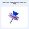 Lawn Mower Blade Ener High Hardness Mower Blade Grinding Stone Lawnmower Ener Drill Attachment Wear-Resistant for Farm