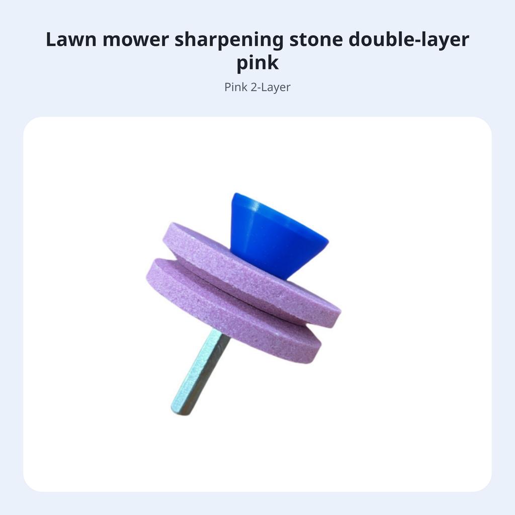 Lawn Mower Blade Ener High Hardness Mower Blade Grinding Stone Lawnmower Ener Drill Attachment Wear-Resistant for Farm