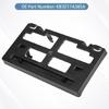 Front Plate Installation Bracket KB3Z17A385A, Black Plastic License Plate Mount for Direct Replacement and Part Reference Review Service