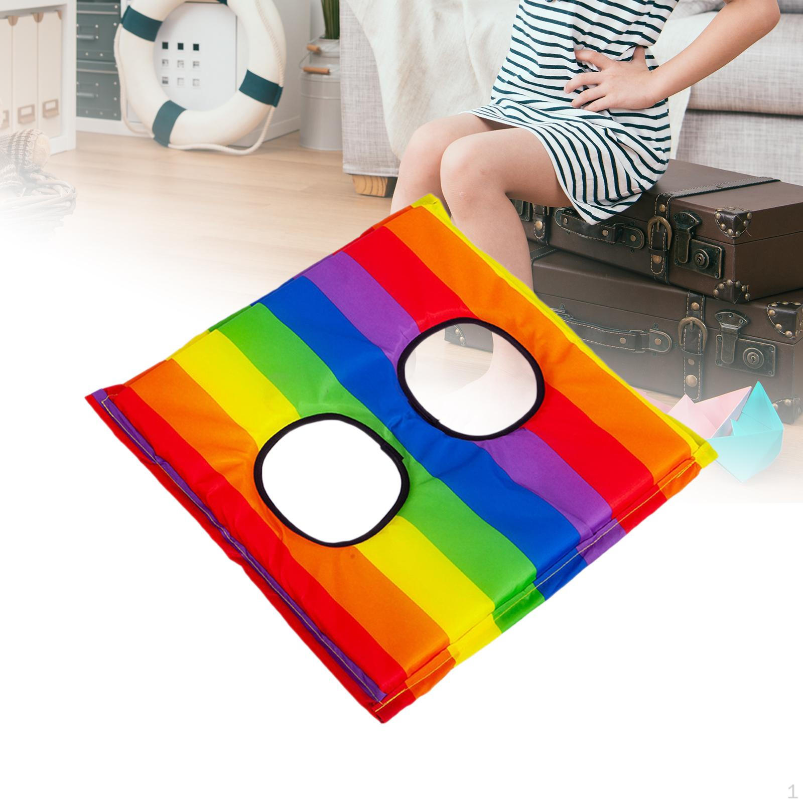 

Children Preschool Jumping Mat Kids Sensory for Birthday Gift Party 42cmx42cmx2cm