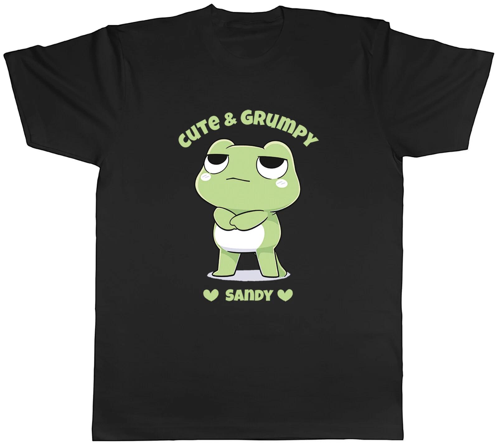 Personalised Frog Cute & Grumpy Mens T-Shirt Pet Funny Tee Gift XXXL