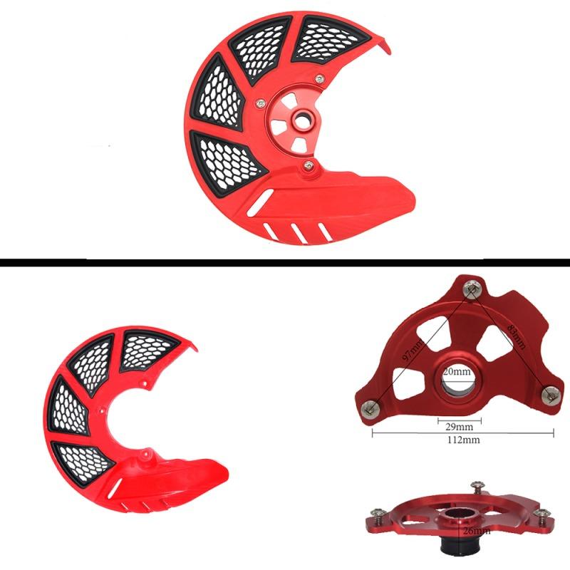 

Motorcycle Front Brake Disc Rotor Guard Cover Protector For HONDA CRF250L/M CRF 250 L 2012 2013 2014 2015 2016 червоний